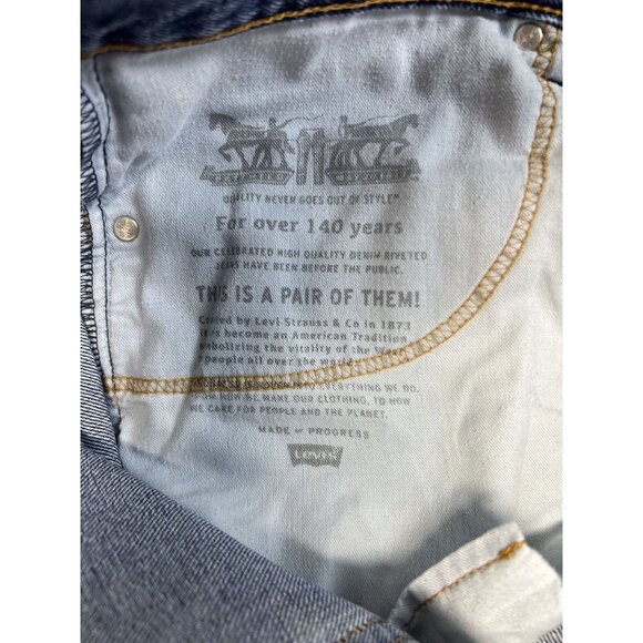 Mens Levis 505 Straight Leg Jeans W40 L29 Blue Denim - Picture 11 of 15